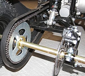 цепной привод квадроцикла Motoland Maverick 150, фото