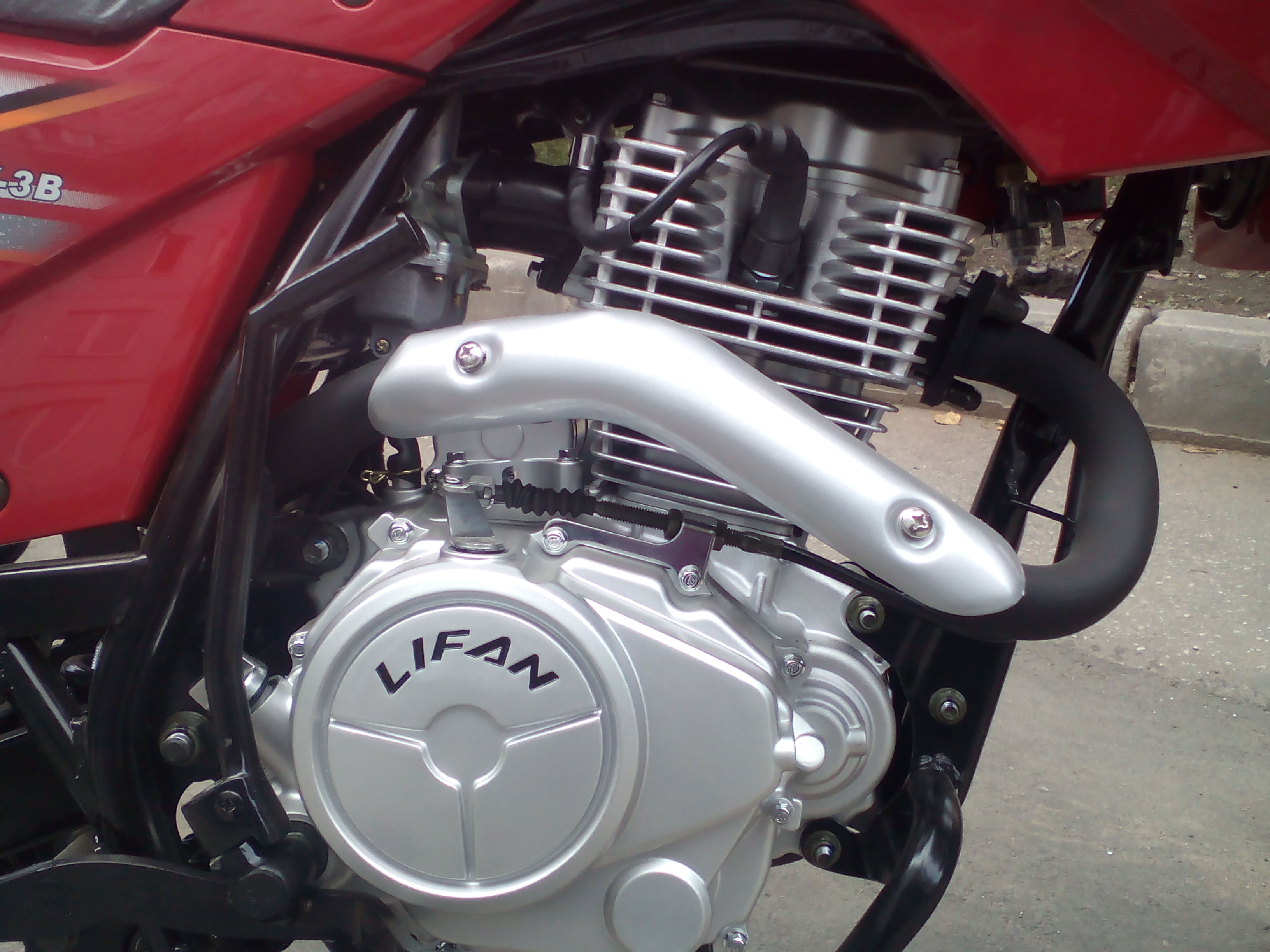 мотоцикл Lifan LF200gy-3b двигатель, фото