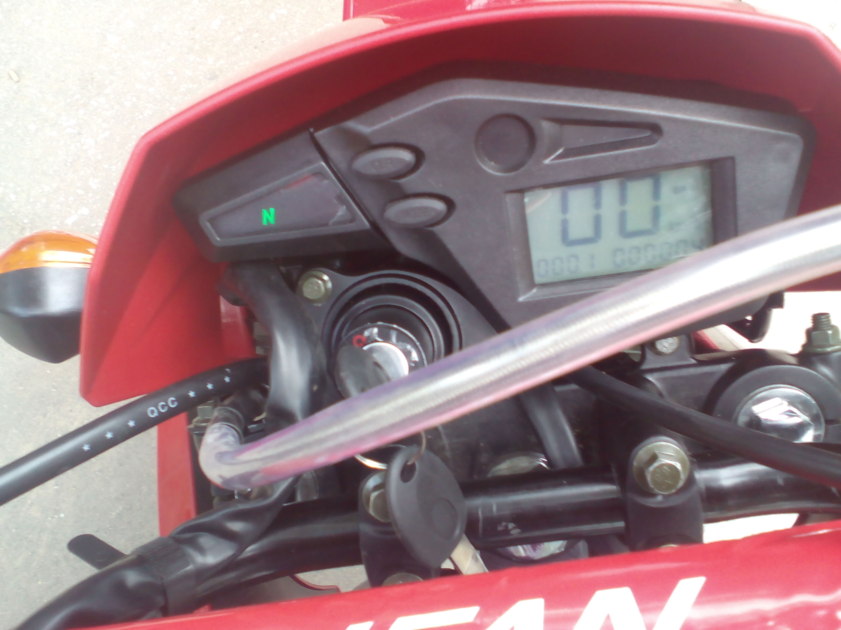 мотоцикл Lifan LF200gy-3b, приборная панель, фото